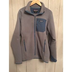 Patagonia R2 TechFace Full Zip Jacket / Plume Grey / Small M's